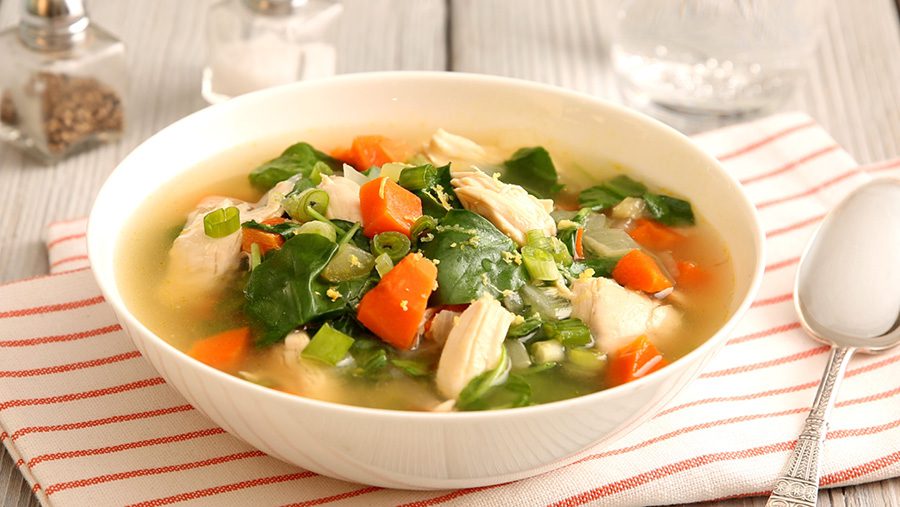 Gingered Watercress Chicken Soup Recipe