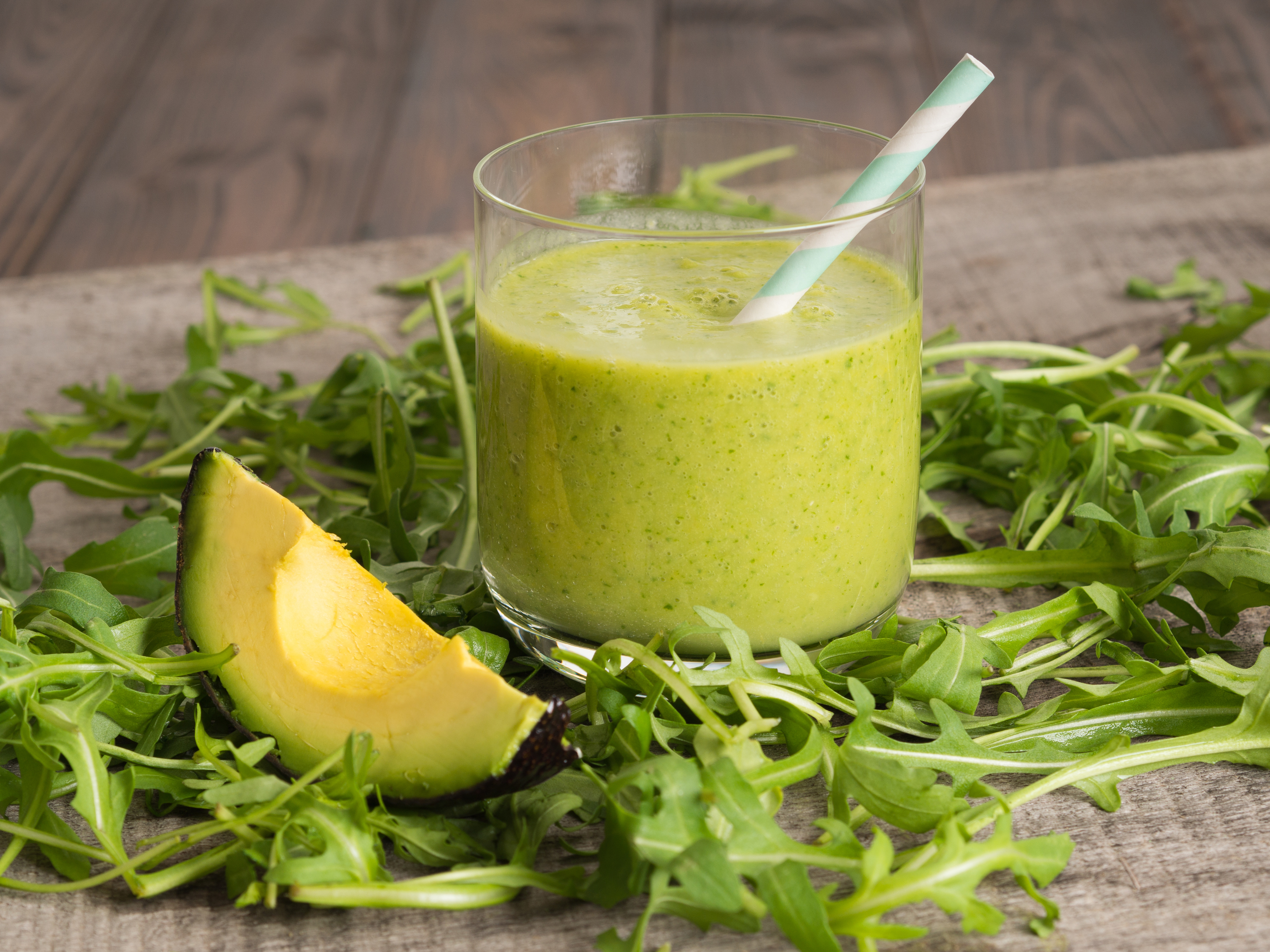 Avocado & Arugula Smoothie Recipe